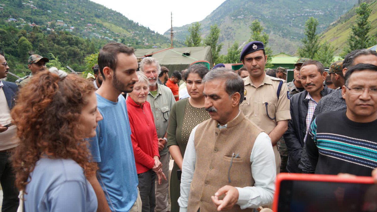 SukhuSukhvinder's tweet photo. Visited Choling, Kinnaur today to empathize with those affected by the disaster. Assuring everyone's safety is our utmost concern. Our government is tirelessly working to ensure the rescue and well-being of all stranded individuals. Immediate relief measures are being implemented for the local population. United, we will overcome this adversity and rebuild stronger. Stand strong, Kinnaur! #KinnaurReliefEfforts #TogetherWeRise #SupportingOurCommunity