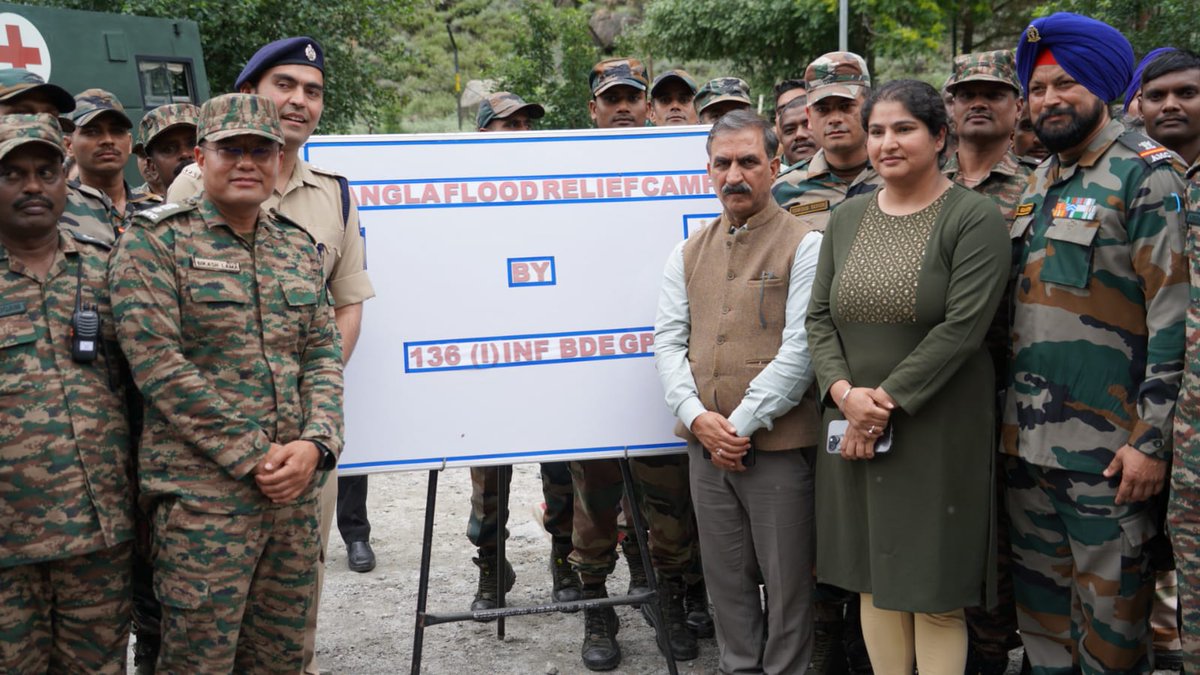 SukhuSukhvinder's tweet photo. Visited Choling, Kinnaur today to empathize with those affected by the disaster. Assuring everyone's safety is our utmost concern. Our government is tirelessly working to ensure the rescue and well-being of all stranded individuals. Immediate relief measures are being implemented for the local population. United, we will overcome this adversity and rebuild stronger. Stand strong, Kinnaur! #KinnaurReliefEfforts #TogetherWeRise #SupportingOurCommunity