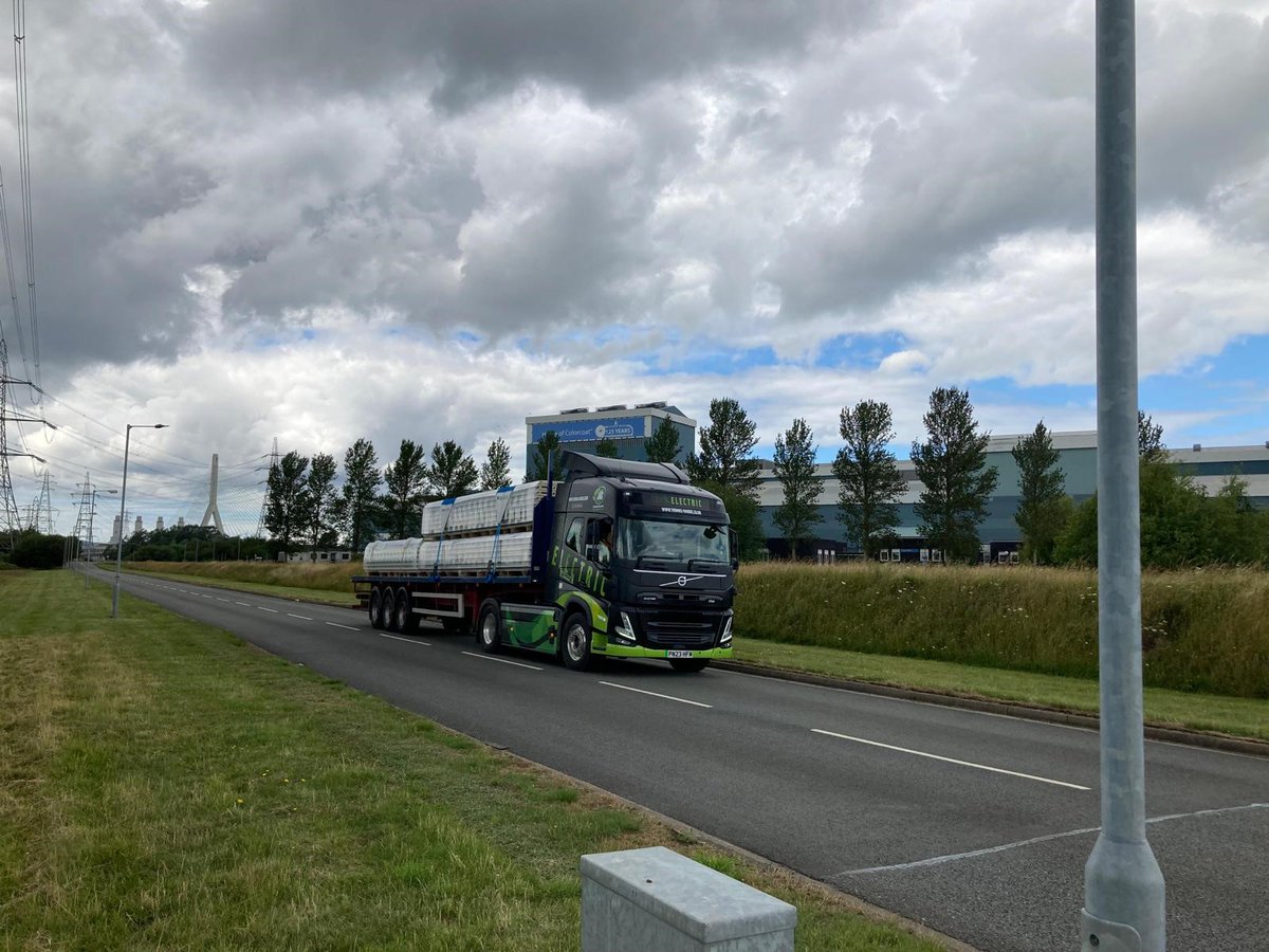 Colorcoat's tweet image. Check out our recent activity within Shotton's Sustainability commitment; an #Electric #HGV trial in collaboration with Sunhill (haulier partner), which is a two-week trial for customer deliveries based near Shotton. A positive step towards our overall #sustainabilitycommitment!