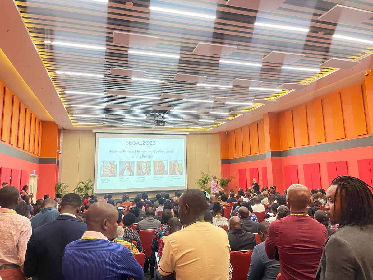 SegalFoundation's tweet photo. Behold! We are live in Kigali, Rwanda, for the first physical Annual Meeting since pre-Covid times. 

#Segal2023 #SFFrockstars https://t.co/ua6U3DpodM