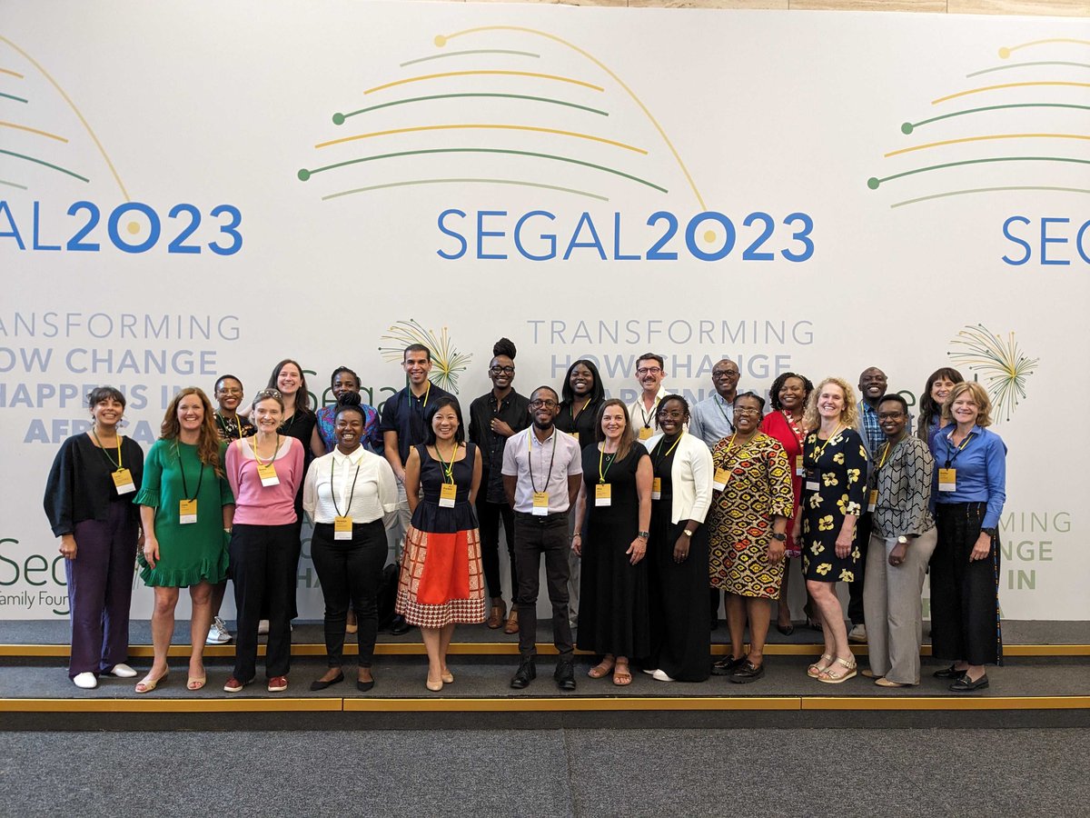 SegalFoundation's tweet photo. Behold! We are live in Kigali, Rwanda, for the first physical Annual Meeting since pre-Covid times. 

#Segal2023 #SFFrockstars https://t.co/ua6U3DpodM