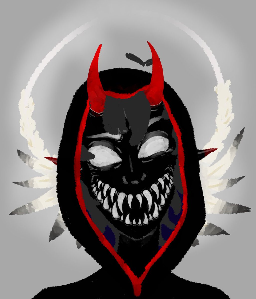Phroge0_o's tweet photo. Found a new brush that makes me wanna actually digitally draw :3 so I drew the silly demon BadBoyHalo!!! :D

#badboyhalo #Badboyhalofanart https://t.co/YHUrPfE4YQ