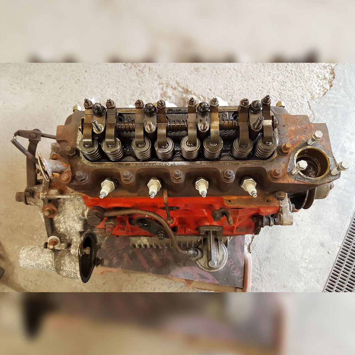 70sResto's tweet image. Engine out and ready for dismantling on the #Midas #MkII! We can't wait to see what's inside and get to work on restoring this classic car. ⚙️ #MiniMidas #CarRestoration #ClassicCar #ClassicCarRestoration #AutoRestoration #CarEnthusiast #CarCommunity #MidasMkII #CarRebuild