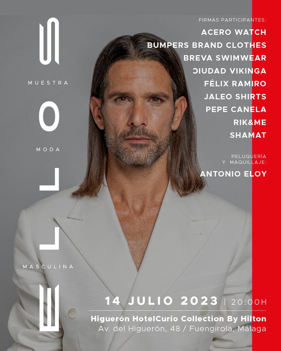 MalagaDeModa's tweet photo. Desde Málaga de Moda apoyamos
esta iniciativa en la que se pone en valor la moda masculina.
#MalagadeModa #TalentoOriginal #modaandaluza #diseñadoresmalagueños #DiputaciondeMalaga
#ModaEspañola #modaandaluza #ModaHombre #TendenciasHombre #ModaMujer #EventosModa https://t.co/wP68rPtRp8