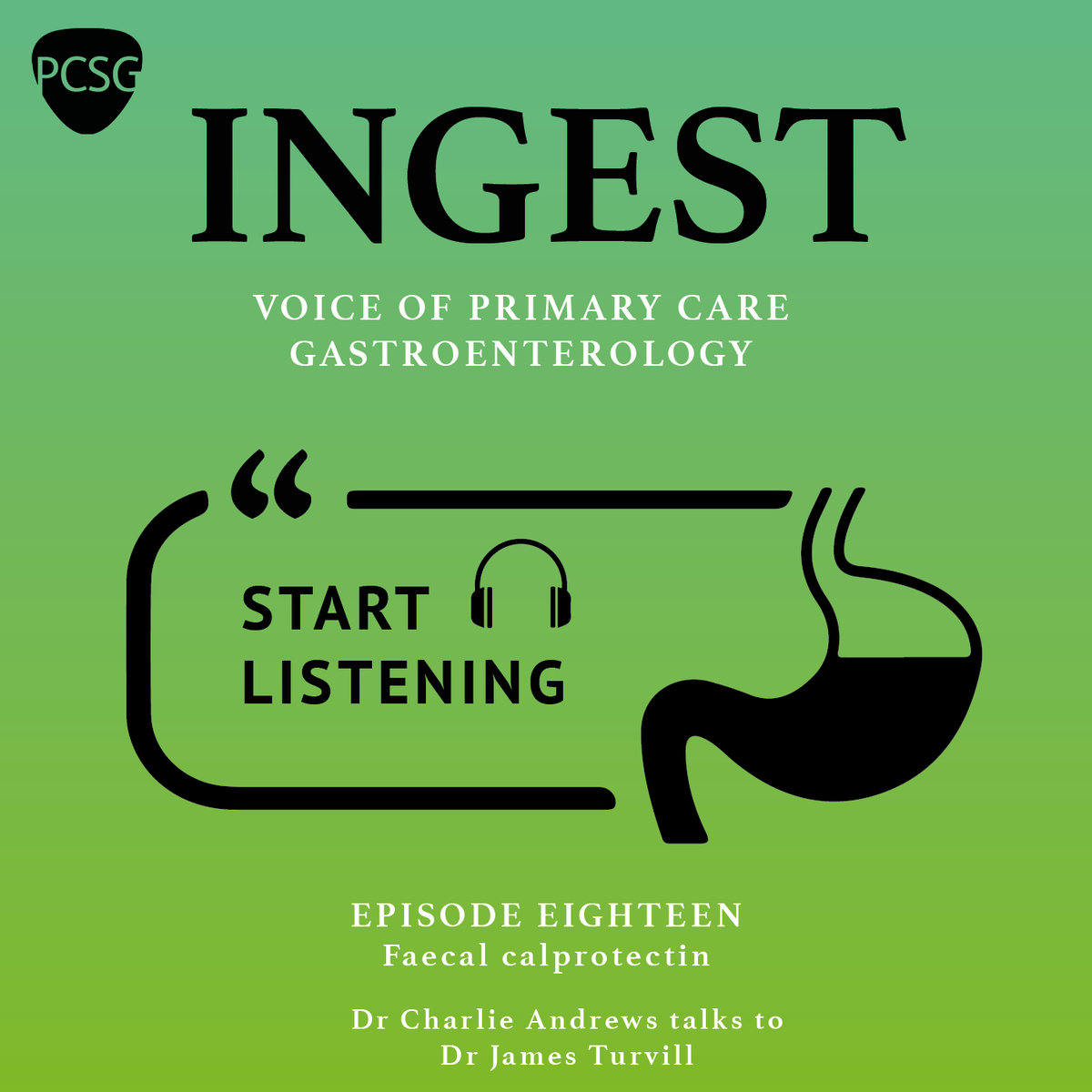 Episode 18 of Ingest out now. In this episode, Charlie Andrews speaks to Dr James Turvill about faecal calprotectin use in primary care. pcsg.org.uk/podcast/faecal… or all main podcast platforms.