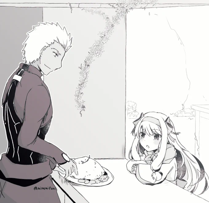 ミスティックアイズシンフォニー、シトナイちゃんが食堂と相性がいい～～～～!! 美食キャラや料理キャラじゃないのに、相性がいい～～～～～～～～!!!!!!!!(大声) #FGO