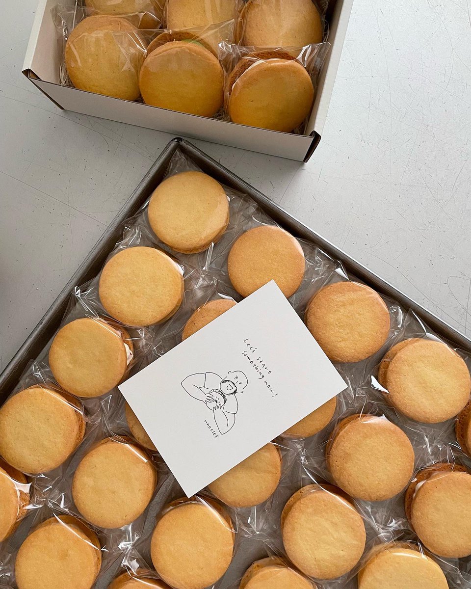 uneclef's tweet photo. こんばんは。
バターサンド〜抹茶ピーカンナッツホワイトチョコ〜 が６枚入ったsetを作ります。
抹茶のバターサンドがお好きな方、たくさん召し上がりたい方、お待ちしています。

https://t.co/LQzql7jL4I https://t.co/Os5NYMThDE
