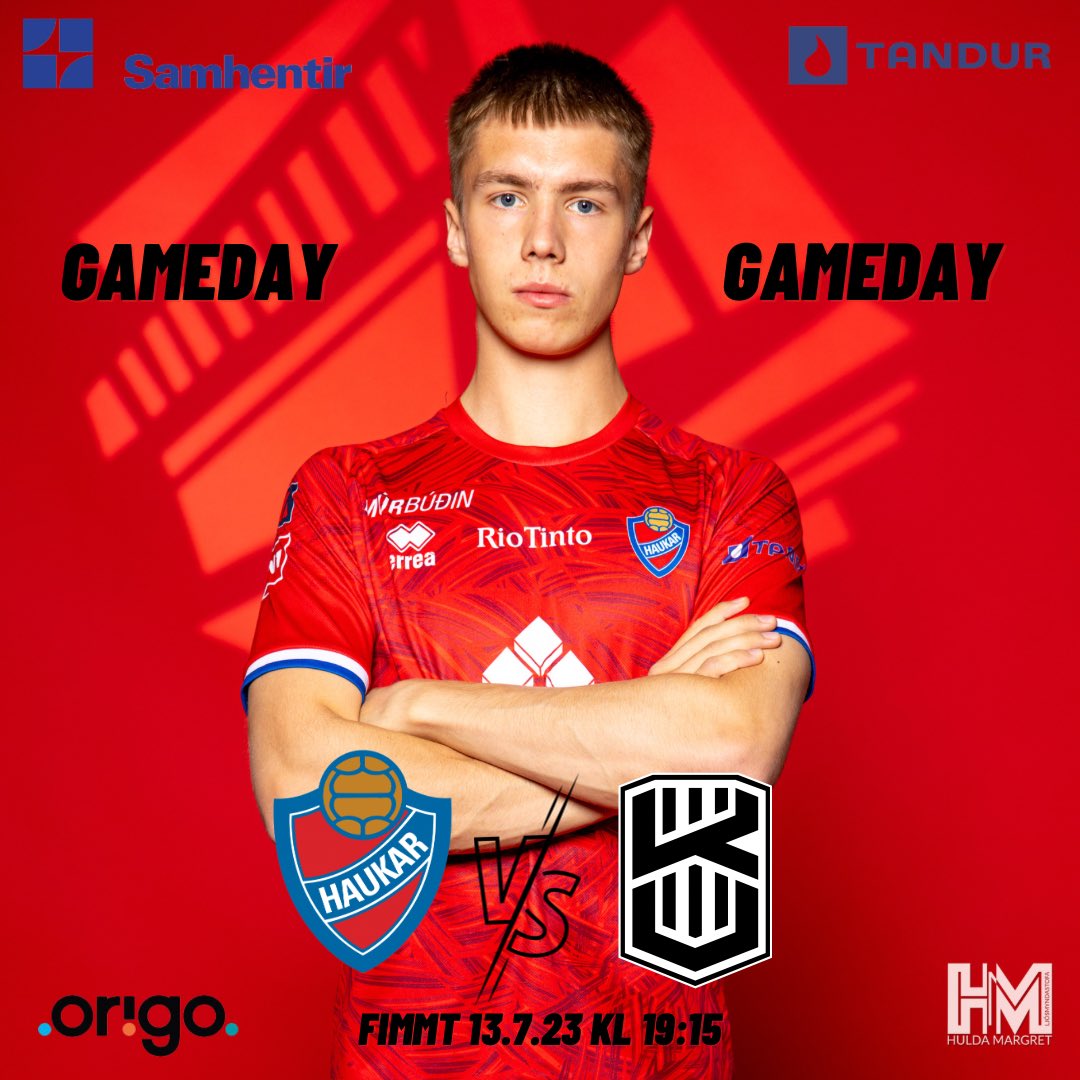 ⚽️ L E I K D A G U R ⚽️

Haukar 🆚 <a href="/KV/">Veetrag</a>

🏟️- Ásvellir 
📅- 13.Júlí 2023
⏰- 19:15
🏆- 2.deild karla KSÍ
🎟️ - Miðasala á stubbur.app
🎥 - HAUKARtv Youtube
🍔- Burger &amp; bjór til sölu
♥️- Áfram Haukar!