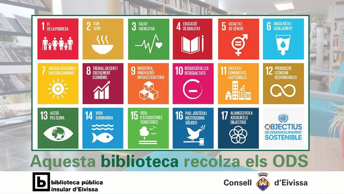 #ods
#agenda2030
#bibliotecacompromesa
#bibliotecapública
#sostenibilitat
#nodeixemaningúenrere
#mediambient
#bibliotecasocial
#serveipúblic
#Eivissa