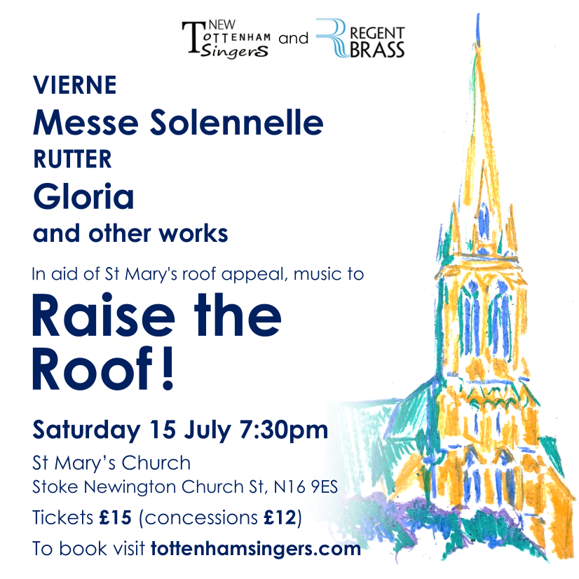 Let's raise that roof! Visit tottenhamsingers.com for more details and to book a ticket.