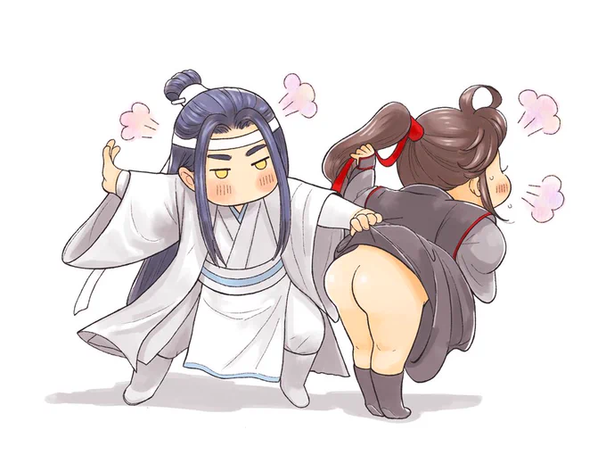 香炉の数日後には 啪 啪 啪 も楽しむ忘羨#魔道祖師 #MDZS 