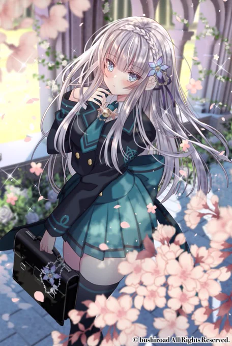 銀髪など、色素の薄い女の子が好きな方は是非 #作品をみてくださいあわよくばフォローしてください祭 