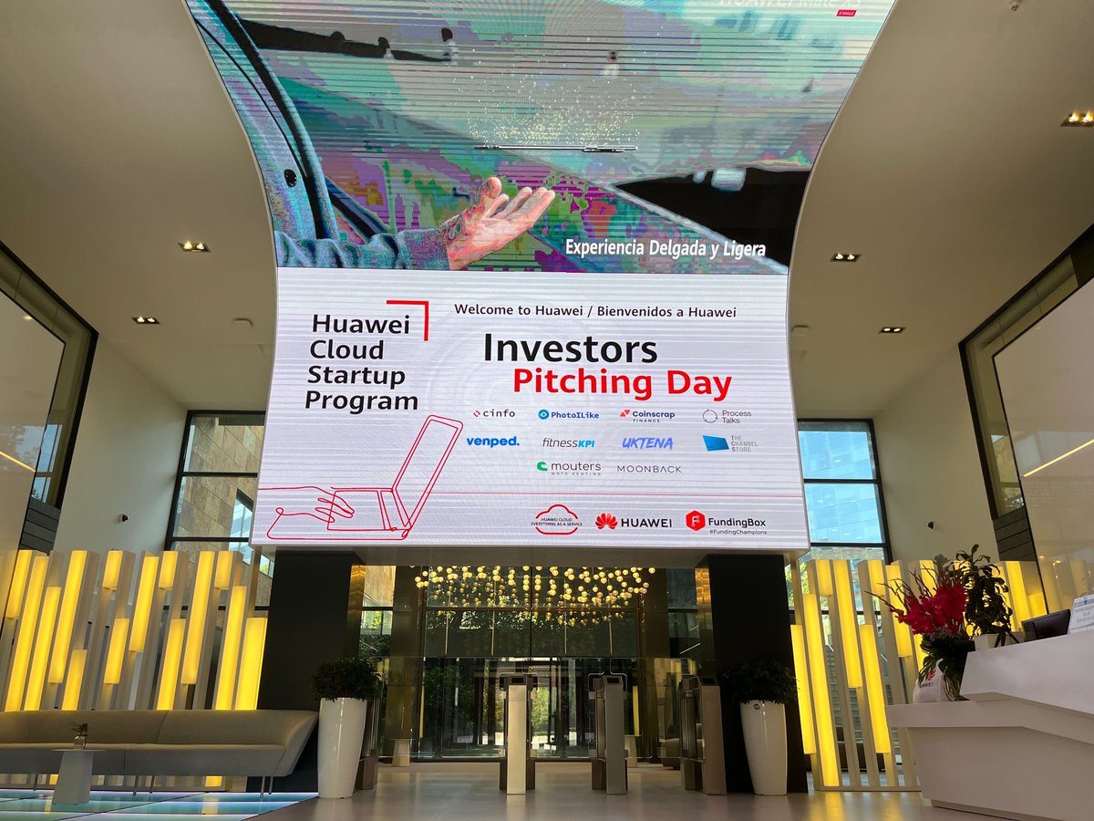 Venped_SaaS's tweet photo. Finalizamos la primera edición del #HuaweiCloudStartupProgram 👏. Nuestros agradecimientos a @HuaweiSpain y @FoundingBox, y a las startups que nos acompañaron: @Fitness_Kpi, @cinfoTV, @TVUpMedia, @coin_scrap, MoonBack, Mouters, @photoilikecom, @processtalks1 y @Uktena_es. https://t.co/0jfBXpZJ5k