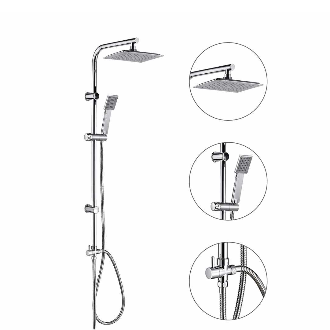 doctor_works's tweet photo. ¡¡Convierte tu antigua grifería de ducha en una moderna columna con efecto lluvia, más decorativa y más relajante!! 📷📷 Te Presentamos nuestra Columna Ducha Universal Completa Cuadrada, la solución perfecta para renovar tu baño con estilo y comodidad.  https://t.co/FzaVZL1ANE https://t.co/aDNcq2qCk8