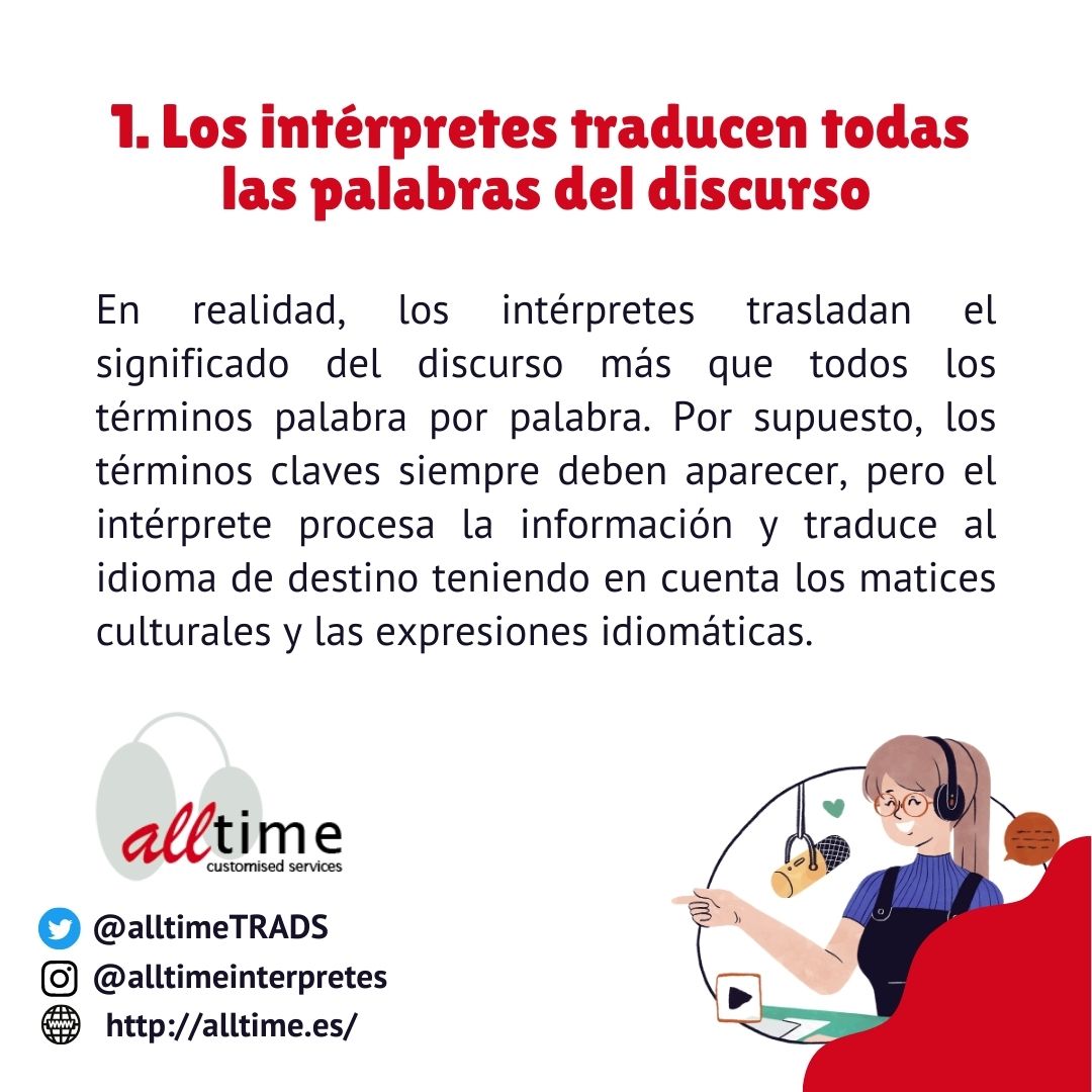 alltimeTRADS's tweet photo. 🎙 Los #intérpretes solemos enfrentarnos a ideas preconcebidas y erróneas sobre nuestra profesión (ideas que muchas veces devalúan lo que hacemos). Por eso hoy queremos aclarar algunas concepciones erróneas sobre nuestro trabajo. ¿Añadirías alguna más? #1nt #r1nt #conf1nt https://t.co/Eb0WDKN9yi