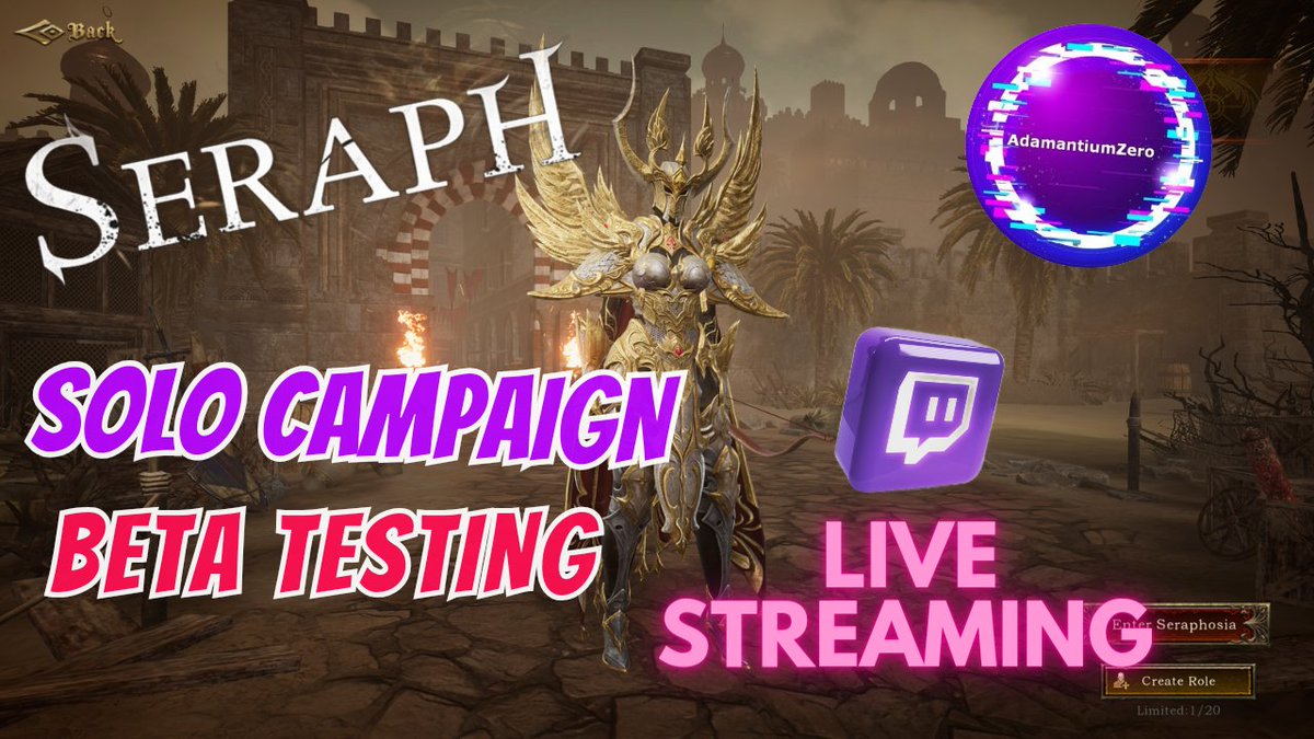 AdamantiumZero's tweet photo. Today LIVE
for SERAPH: In the Darkness🙂
NFT Videogame RPG
⏯️https://t.co/QaViKjObyI🎦
Solo Campaign😈
🕹️Beta Testing Gameplay🕹️
@Seraph_crypto #SeraphITD #SeraphCrypto #SeraphInTheDarkness #CryptoGaming #NFTGames #SeraphITD #SeraphCrypto #SeraphInTheDarkness #pathofexile #poe #pathofexile2 #CryptoGaming #Diablo #NFTGames $SRF