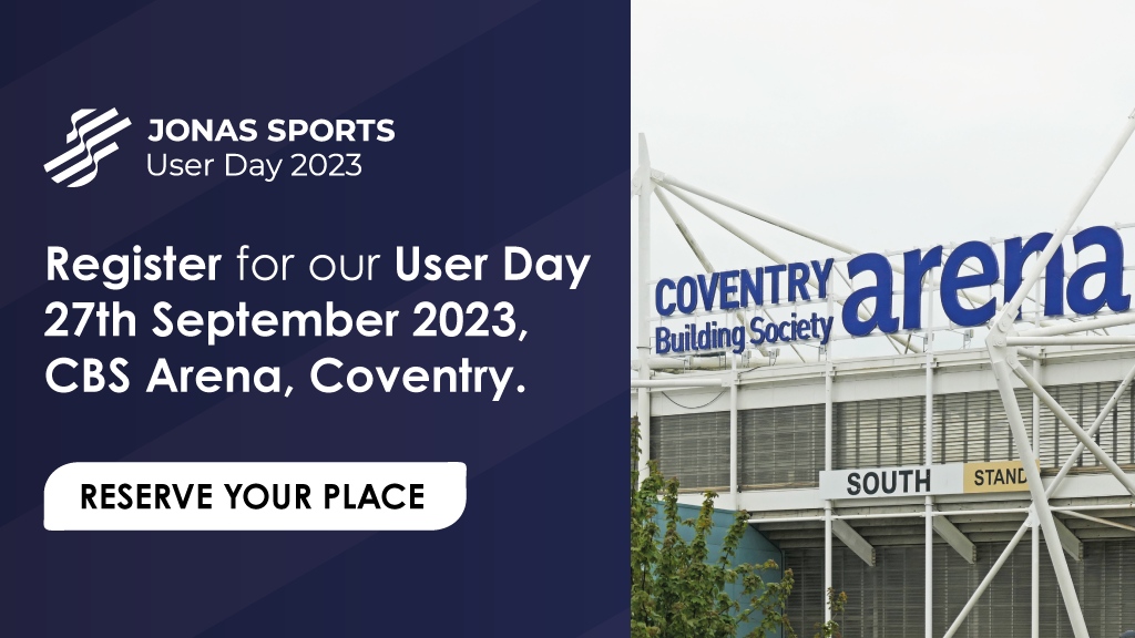 JonasSportsTech's tweet photo. On Wednesday 27th September, we'll be hosting a Retail User Day for our customers at the CBS Arena, Coventry. 

Reserve your place today: https://t.co/1GqgJpUmlM

#userday2023 #sportbusiness #sportsbiz #sportsretail https://t.co/2b1Ux7QDQ0