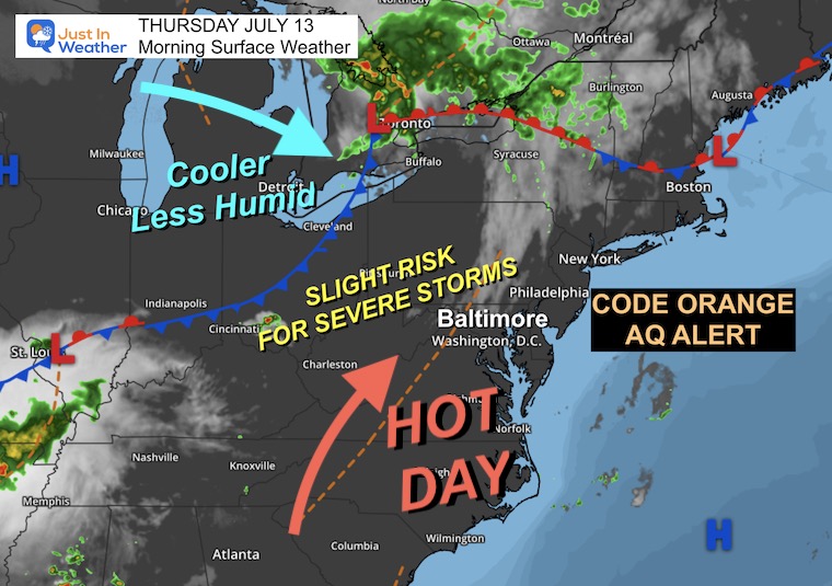 Orange warning for two counties amid 'intense' rainfall