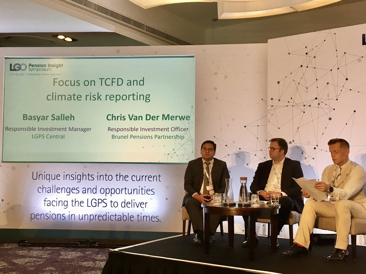 Martin George (@geomr) on Twitter photo Chris Van Der Merwe of <a href="/BrunelPP/">Brunel Pension Partnership Limited</a> warns the resources needed to prepare reporting on Taskforce on Climate-related Financial Disclosures are akin to drawing up an annual report #LGCinvestment Chris Van Der Merwe of <a href="/BrunelPP/">Brunel Pension Partnership Limited</a> warns the resources needed to prepare reporting on Taskforce on Climate-related Financial Disclosures are akin to drawing up an annual report #LGCinvestment