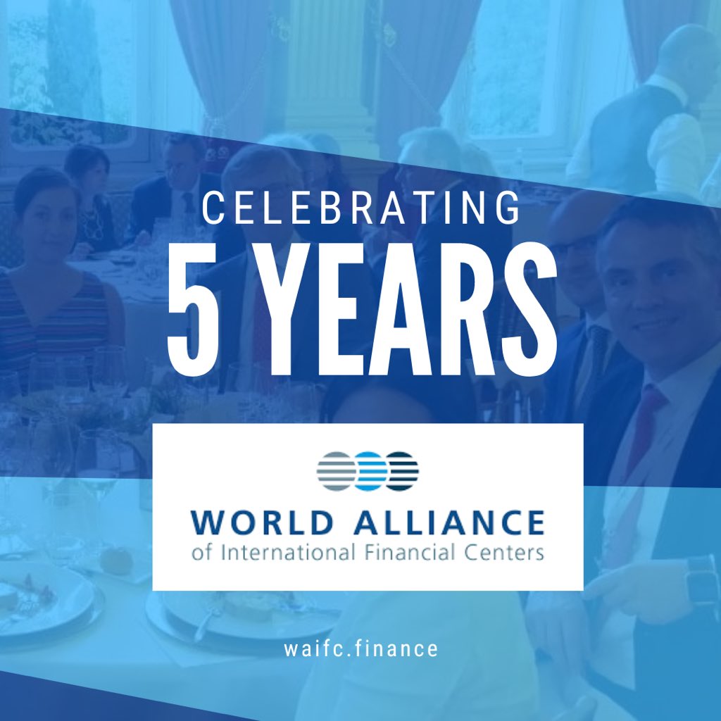 Today, we at the #WAIFC take a moment to honor our journey over the past half-decade.

Beginning with the efforts of financial centers in @FMFdigital and @europlace. Now, our membership proudly encompasses over 20 international financial centers across 5 continents.