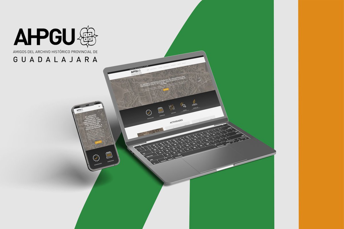 Hoy os presentamos un nuevo proyecto en el que hemos estado trabajando, el diseño de la Página Web <a href="/amigosahpgu/">AmigosAHPGuadalajara</a> Asociación que nació en 1994 y desde entonces tratan de extender conocimiento del Archivo  y apoyar en proyectos culturales.
El resultado en 👉amigosahpgu.es