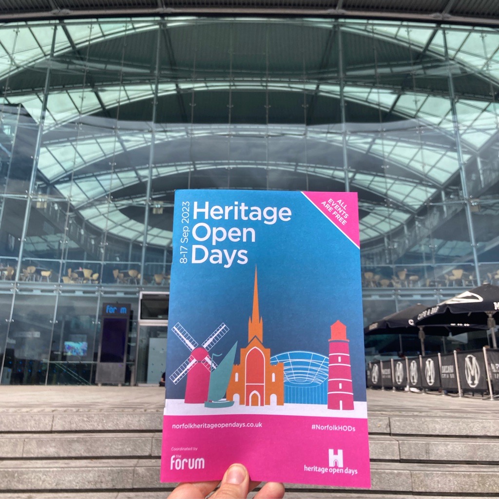 🎉 Our 2023 brochure has arrived and it’s jampacked full of hundreds of amazing events celebrating Norfolk’s culture and heritage.

Pick up a copy from <a href="/TheForumNorwich/">The Forum Norwich</a>, or download it here: norfolkheritageopendays.co.uk/news/the-herit…

Huge thanks to our print sponsor @hollingerprint!