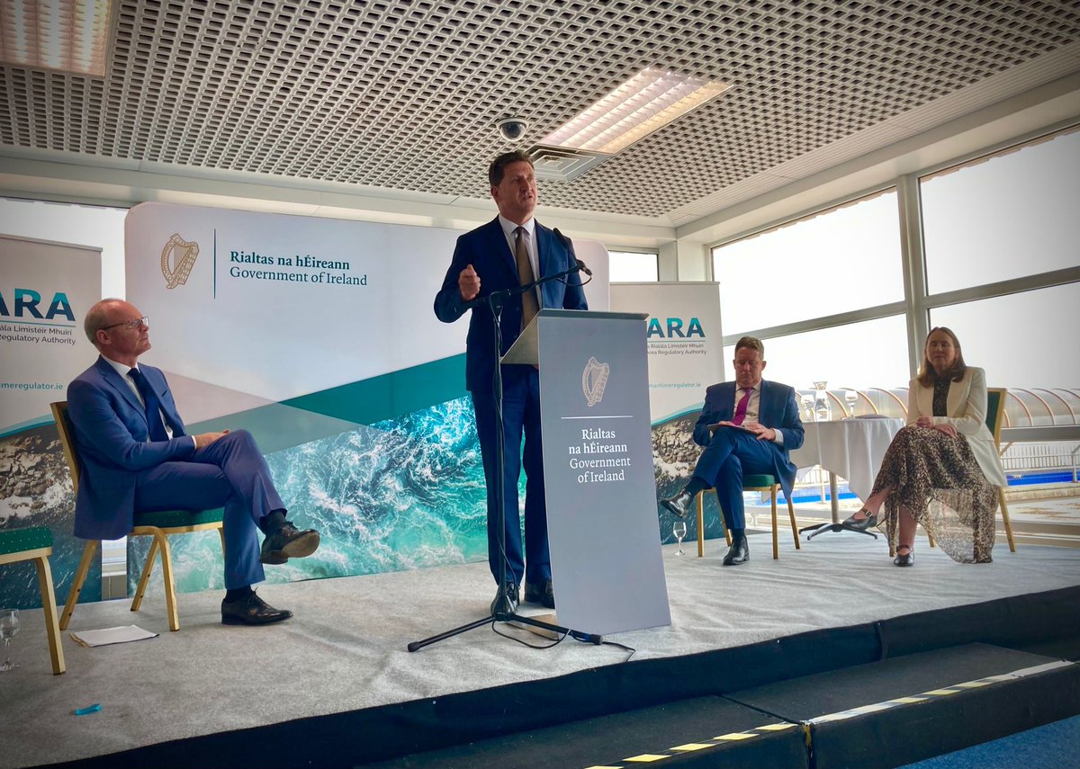 DeptCEE's tweet image. The Government has officially launched the Maritime Area Regulatory Authority (MARA), marking a significant milestone in the State's stewardship of the maritime area including plans for renewable offshore energy development. | More: gov.ie/en/press-relea…