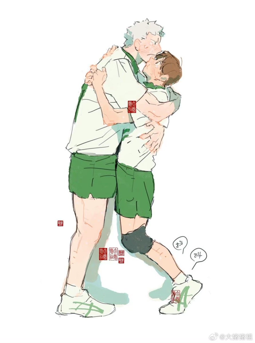 Dazuzuzu's tweet photo. 赢了比赛后的超级抱抱

青二 aofuta https://t.co/NHjhcXpIkO