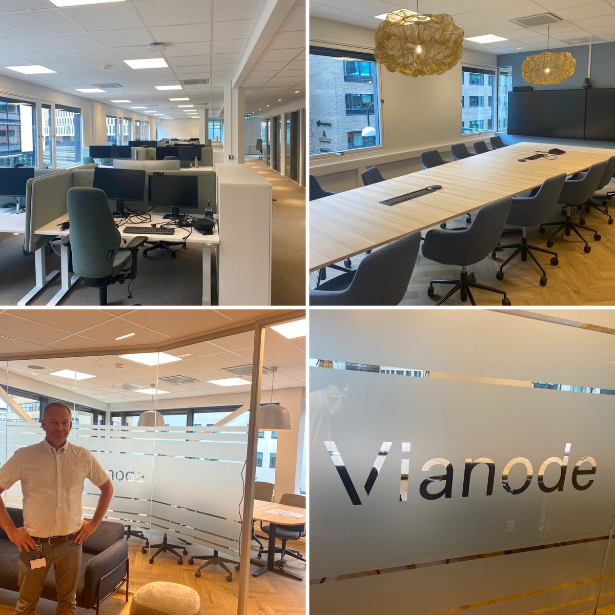 Congratulations with your new offices for Vianode <a href="/HansErikVatne/">Hans Erik Vatne</a>. Great location for an exciting start-up