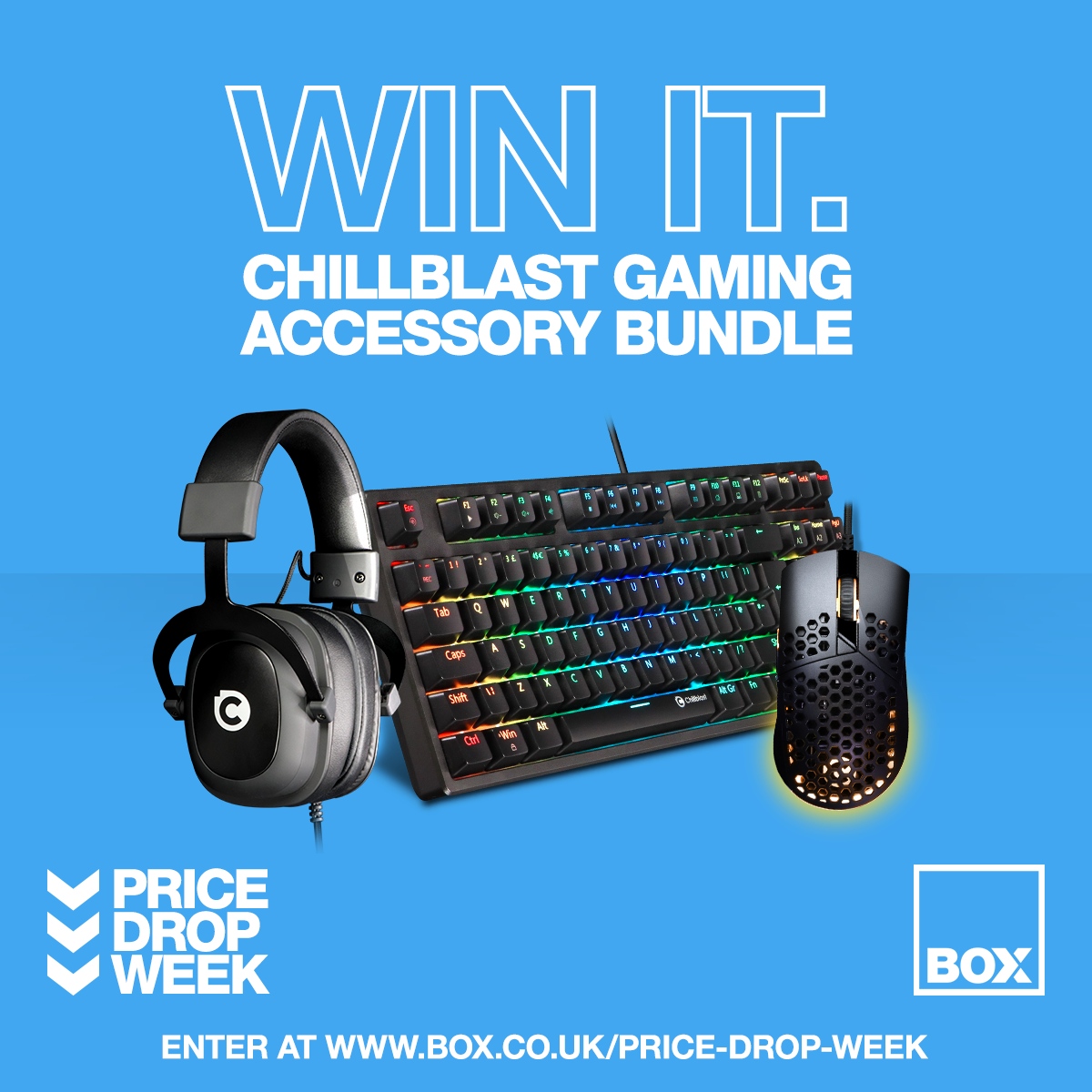 boxcouk's tweet image. Up Your Game 🕹️ with the Chillblast Gaming Accessory Bundle 👾

Simply Like, Retweet &amp;amp; Enter via our Gleam for your Chance to #Win!

Enter and Find Amazing Exclusive Deals below 👇️
box.co.uk/price-drop-week

#comp #giveaway #competition #gaming #chillblast #pc #pcgaming #pcgamer
