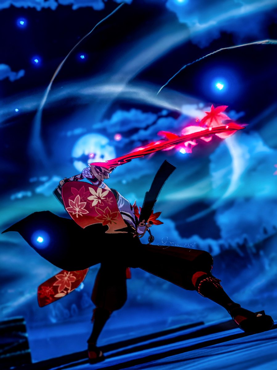 #原神写真部 #Genshinlmpact
#Kaedeharakazuha 🌙🍁⚔️