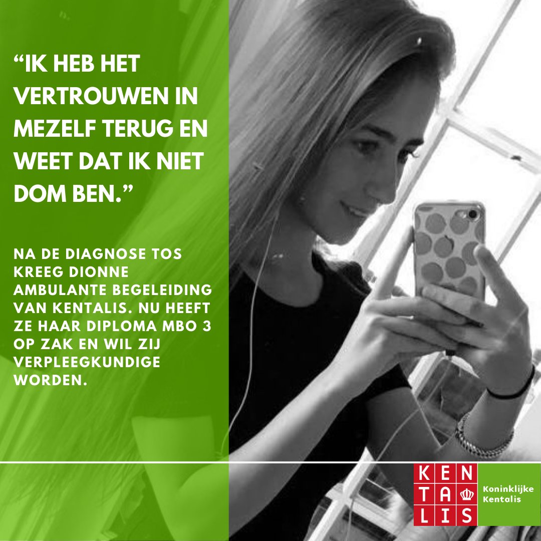 Altijd werd onderschat wat Dionne kon, tot duidelijk werd dat zij een taalontwikkelingsstoornis (TOS) heeft. Nu heeft ze haar diploma MBO3 op zak en wil zij verpleegkundige worden. Lees haar verhaal!
bit.ly/3Daip67