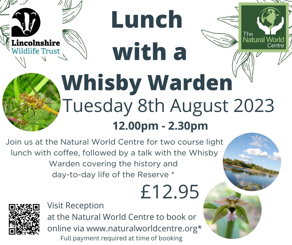 Events happening here at the Natural World Centre <a href="/WhisbyNatureRes/">Grahame Hopwood</a> ....