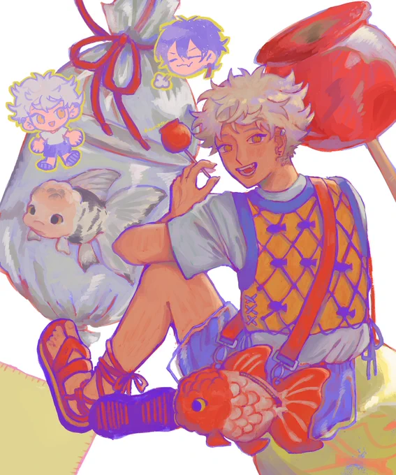 夏と金魚 / summer & goldfish (slight muraiyato) #ブルーピリオド #blueperiod
