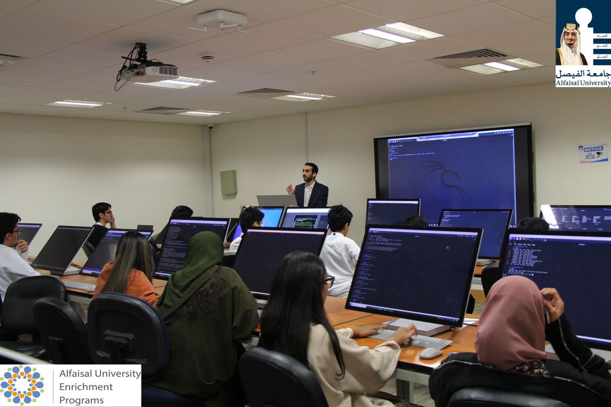 Alfaisaluniv's tweet photo. Here in #Alfaisal_University's Cybersecurity and Ethical Hacking Bootcamp, students are learning many great tools that are used by professional #CyberSecurity experts such as Kali Linux and OWASP-BWA
#aeup #Alfaisal_University https://t.co/n42ynym1ek