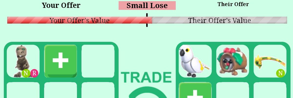 Trading ride neon skele-rex for one of these pets (in the first pic)
Tags : #adoptme #Adoptmetrade #Adoptmetrades #adoptmeoffer #adoptmeoffers #adoptmetrading #adoptmetradings