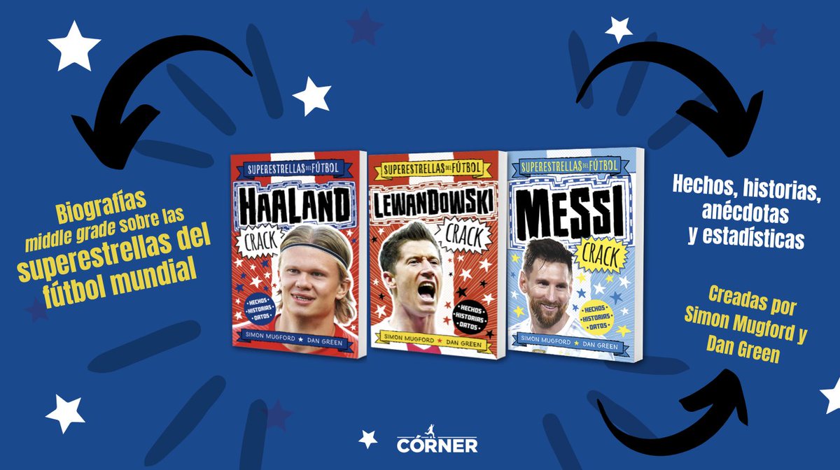 Corner_Ed's tweet photo. ¡Nueva entrega de #SuperestrellasDelFútbol! Para que los aficionados más jóvenes no pierdan detalle de sus cracks favoritos, incorporamos la biografía de #MessiCrack a la selección de @simonmugford y @scribbler_da: https://t.co/VczsVFXF1w https://t.co/3WwxoDueVR
