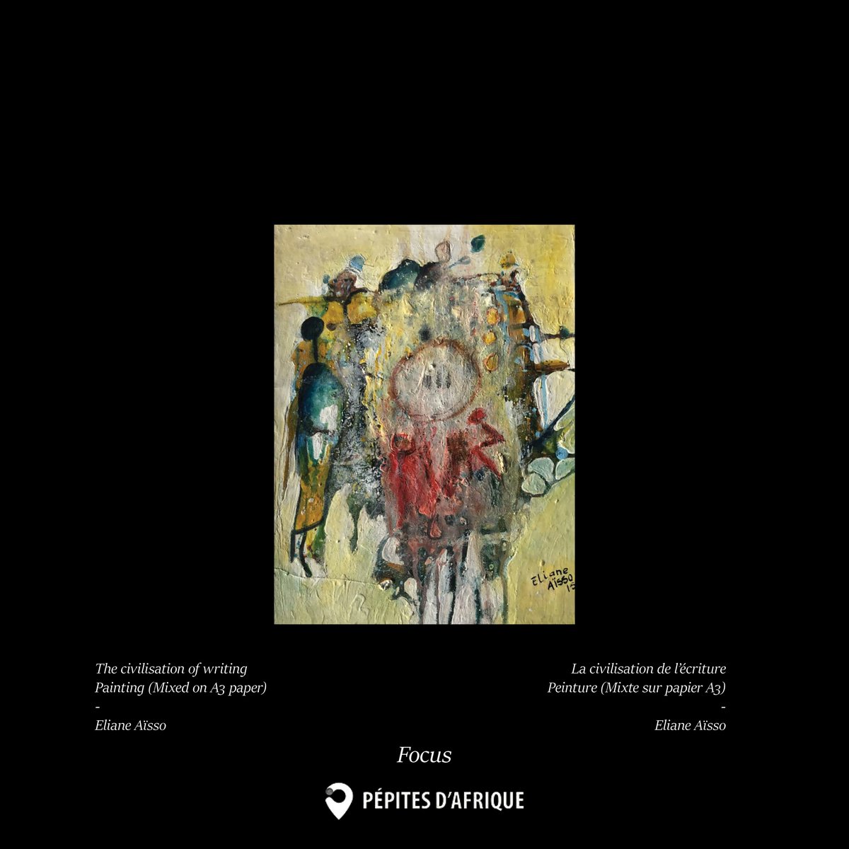 DPepites's tweet photo. #repost 

📍 Focus 📍 
@aissoeliane
Visual artist @pepitesdafrique 

•

Le lien dans notre bio.

•

#contemporaryart #affordableart #artgallery #buyart #artcollector #artevisual #abidjanestleplusdouxaumonde  #wasexo #arcurator #onlinegalleryart #africanartistssupportpledge https://t.co/0ZjfNyXqcY