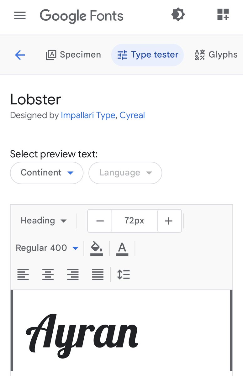 startupleo's tweet image. Lobster font is the new Comic Sans #lobsterfont