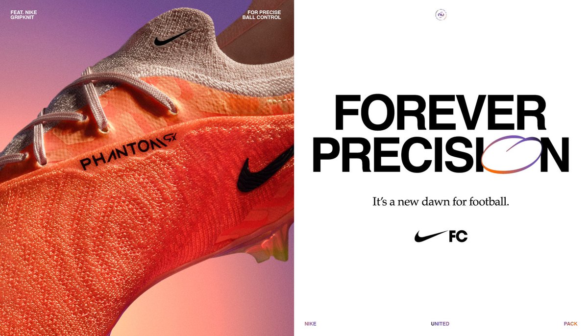 nikefootball's tweet photo. When Sophia Smith unites with her team in the Phantom GX, the game gets better forever. It’s a new dawn for precision with sticky Nike GripKnit for incredible ball control, and you’re invited with the Nike United Pack 🌄 
What’s your fave @sophsssmith skill?
#NikeFootball https://t.co/fBbGOwKBfT
