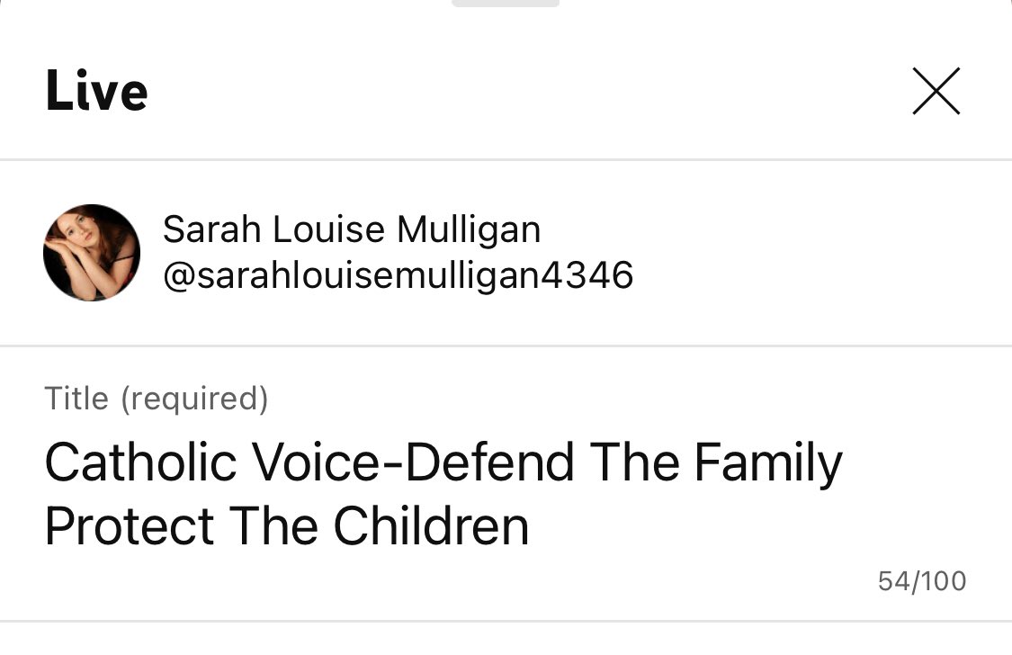 sarahlmull82's tweet photo. Going #Live 

Approx 12:15 today 😃

#CatholicVoice-Defend The #Family #ProtectTheChildren 🆘 

At The #Dáil 

Hopefully #YouTube Allows Me 

They removed my interviews with the #Public outside the #RTE Protest 😢 

#Tyrannical Country🇮🇪is gettin like #NorthKorea 😳

#GodWins ✝️ https://t.co/i3rfiMwhJU