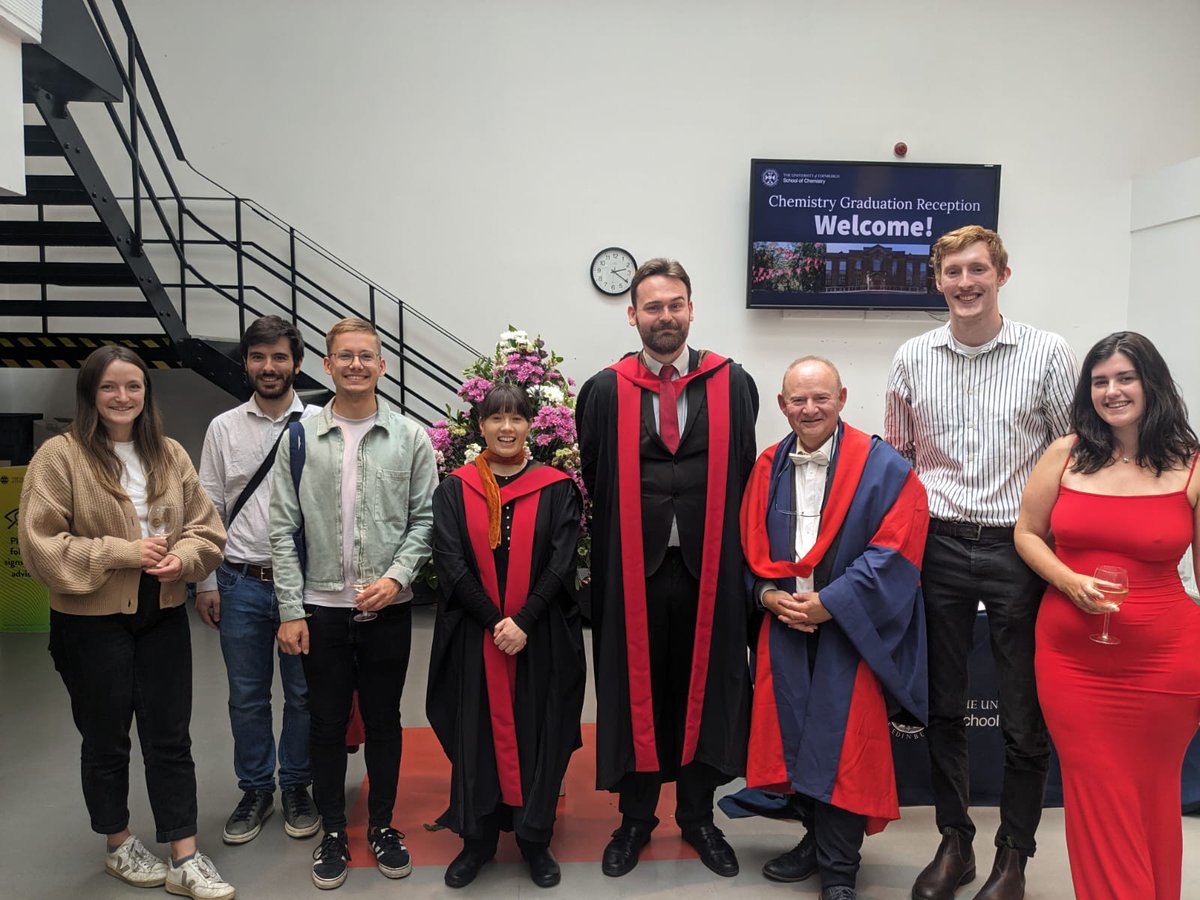 NBellGroup's tweet photo. Last week saw us celebrating Richard and Gianluca's PhD and Siyi's BSc graduations at McEwan Hall. A great time to reunite Bell group members old and new. Wishing you all the best  for the future! 🧑‍🎓#TBThursday https://t.co/vpRGrRGRnS