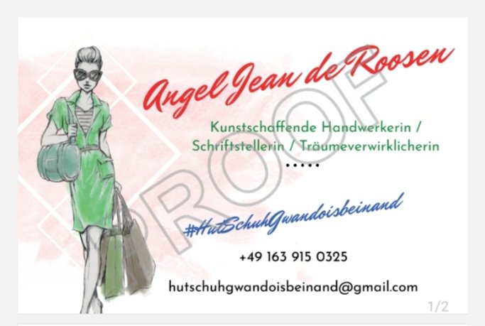 AJdeRoosen's tweet image. OMG OMG OMG
Ich hab sie (also bald) nicht mehr alle (schon immer)
🤣🙈🤣
Meine Visitenkarten für
#HutSchuhGwandoisbeinand
🌹🎩🌹🍀👠🍀💋👗💋

Also zuerst mal die Entwurfsdatei - aber omg omg omg
Soooo schöööön
❤️🥰❤️
#bildbeschreibung 
!B