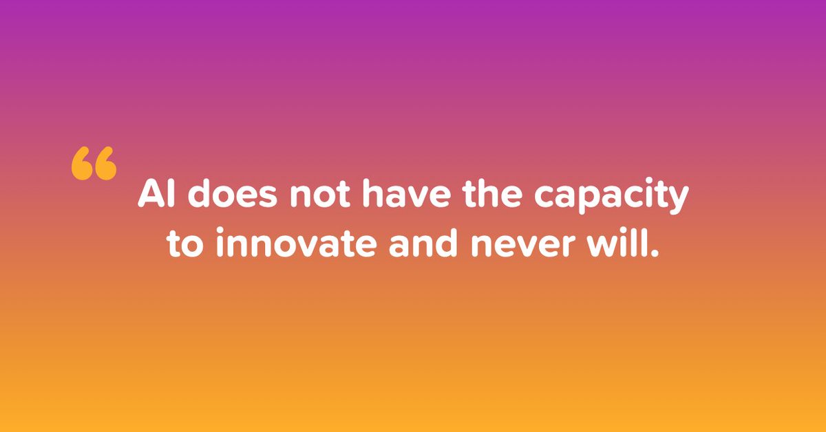 Do you agree? - "Innovation is a domain-relative practice that is specifically human".

Read the full research by Dulce M. Redín, Goretti Cabaleiro Cerviño, Ignacio Rodríguez Carreño and Germán Scalzo here: frontiersin.org/articles/10.33…

#AI #Human #Innovation
