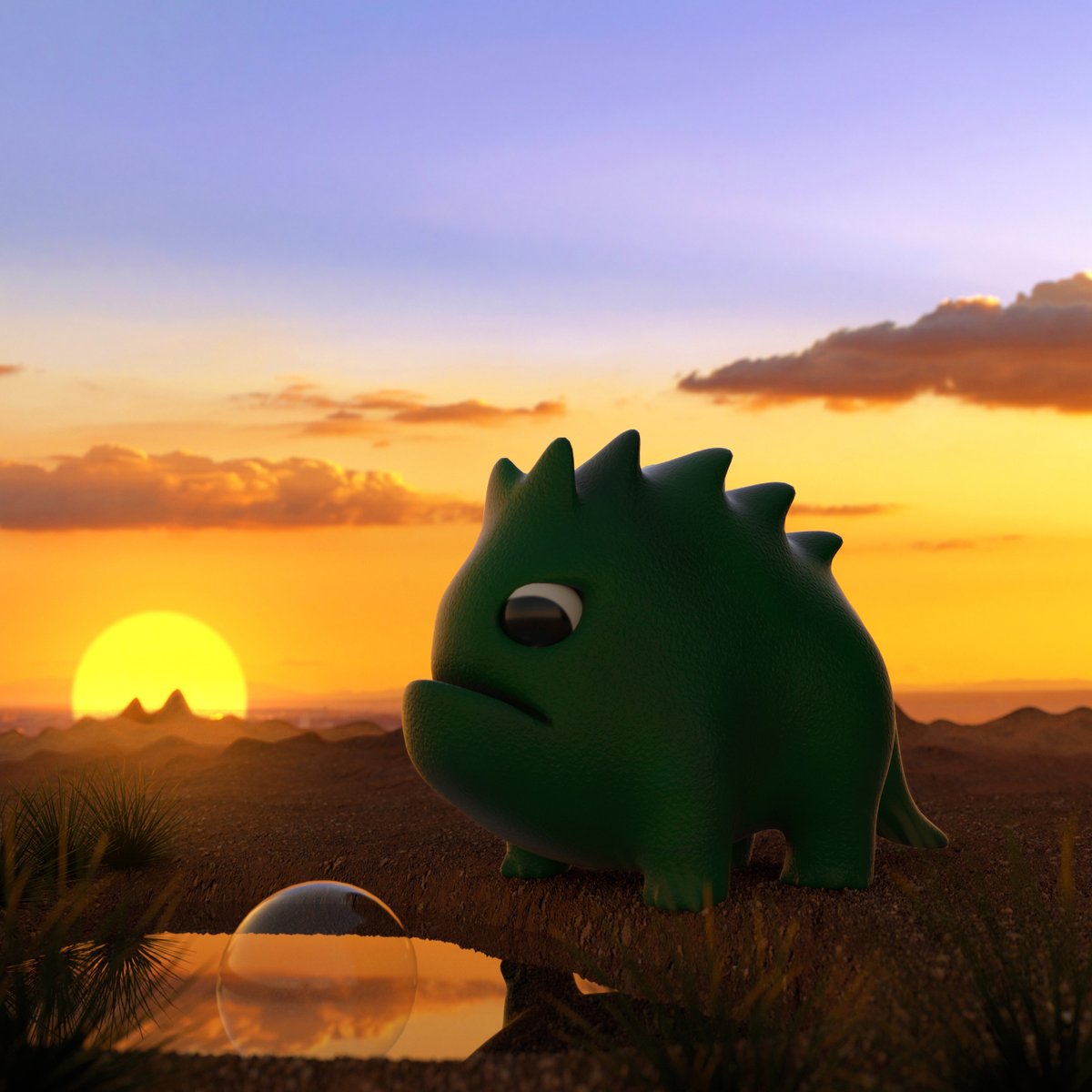 " A L O N E "
Alone, like the short life of a bubble.

1/1 _ 80 $XTZ
objkt.com/asset/KT1R9Lmm…