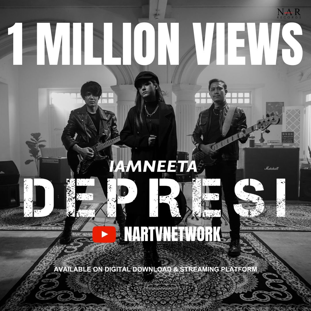 iamneeta3's tweet photo. Terima kasih buat semua pendengar dan fans Iamneeta yang support kami band Iamneeta!! Lagu DEPRESI sudah cecah 1 juta pendengar!! Stay tuned guys!! @neetamanis_ @anas_zakwan @PatrickAnohada @narrecords 
#iamneeta #iamneetadepresi #nartvnetwork #malaysia #2023 #iamneetaunited https://t.co/N0VvXCa7Nr