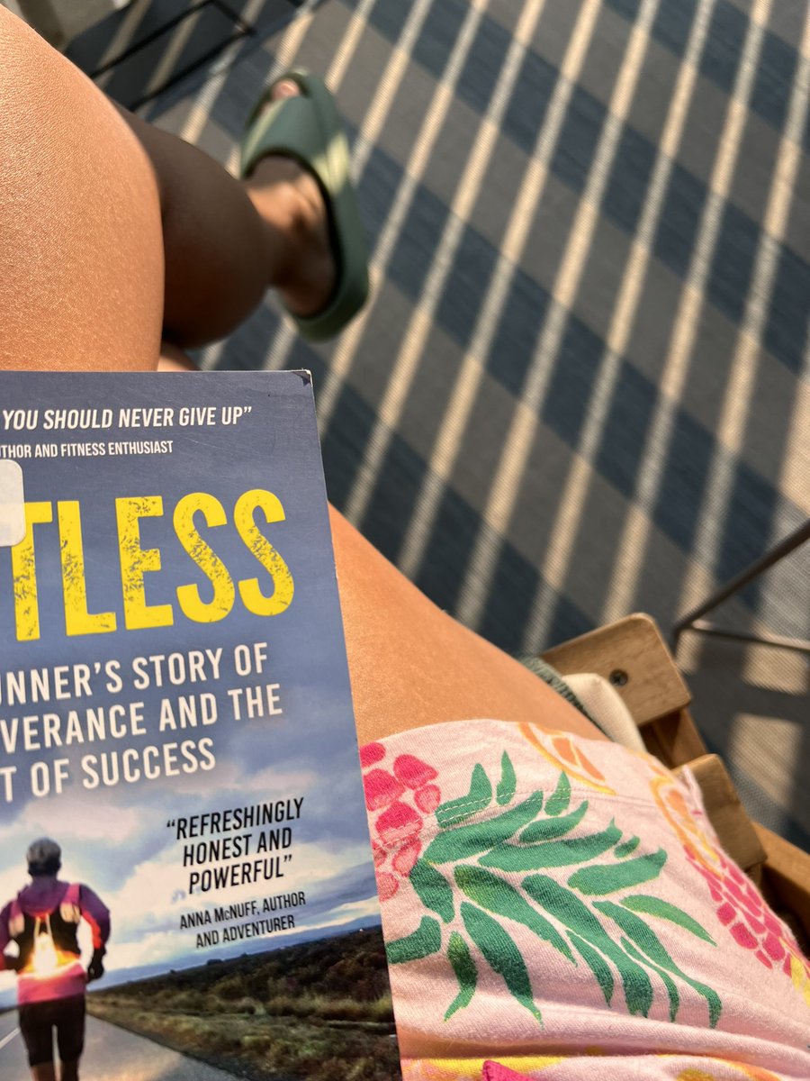 CrystalRunsFree's tweet photo. We haven't had a lot of sunny mornings lately (usually have to wait for the fog to clear), so getting outside to read &amp; drink my coffee during mornings like this is great! ☀️ Also, really enjoyed this book, @MarvellousMimi! 🏃‍♀️ 💜 https://t.co/dluXNkR4Jz