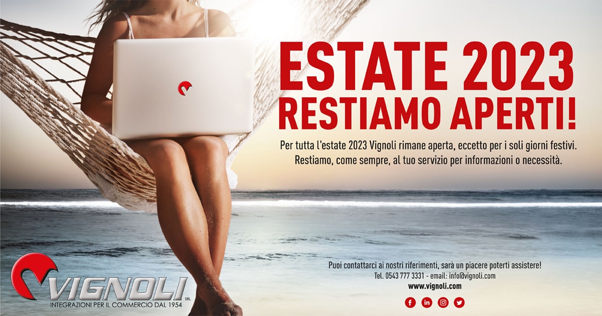 VignoliSrl's tweet photo. ESTATE 2023 ⛱ : RESTIAMO APERTI!
Per tutta l'estate 2023 Vignoli rimane aperta, eccetto per i soli giorni festivi. Puoi contattarci ai nostri riferimenti, sarà un piacere poterti assistere!🤝 #estate2023 #vignoli #aperti https://t.co/tnf1h85SC7 https://t.co/dSusjbPURe