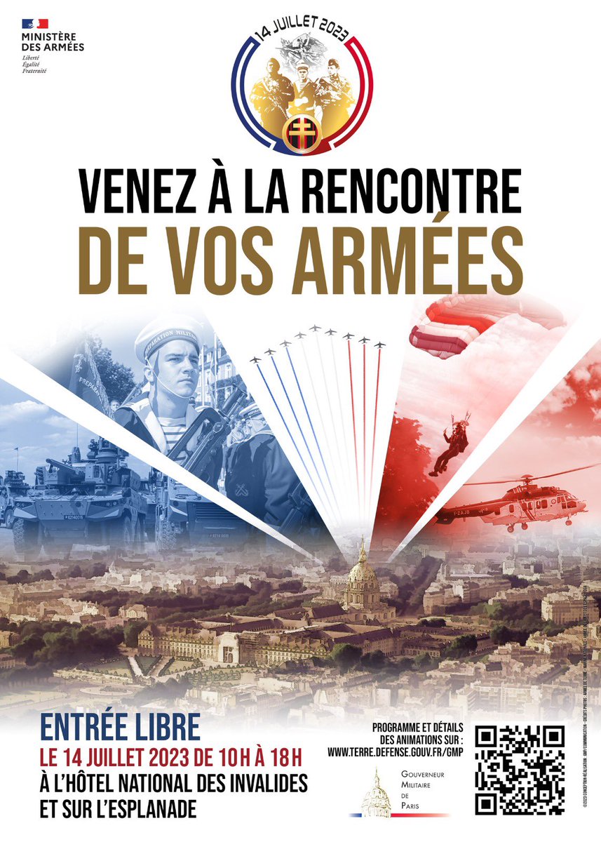 SecCivileFrance's tweet photo. 🇫🇷 Venez à la rencontre des sapeurs-sauveteurs à l'occasion du #14Juillet aux #Invalides, de 10h à 18h.
🐶 Démonstration de l'équipe cynotechnique
🚒 Visite du #MAGeC, le Module d’appui à la gestion de crise
🙋 Rencontre avec l'équipe recrutement de l'@uiisc1 https://t.co/CljqmzUvAy