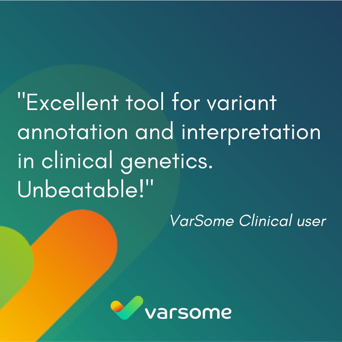 If you need convincing that VarSome is the perfect #NGS solution for you, here’s what one of our customers has to say. Book a consultation today and find out how VarSome can help you: bit.ly/VarSomeContact
